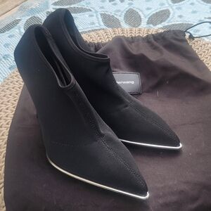 Alexander Wang New Women's Black Stileto Heel Bootie